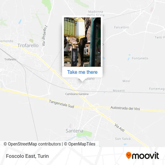 Foscolo East map
