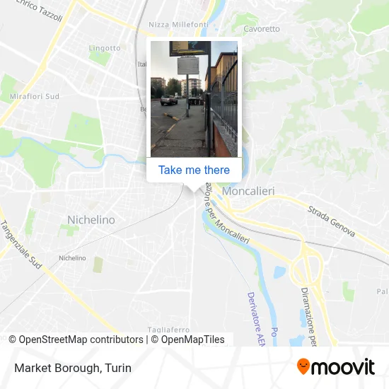 Market Borough map