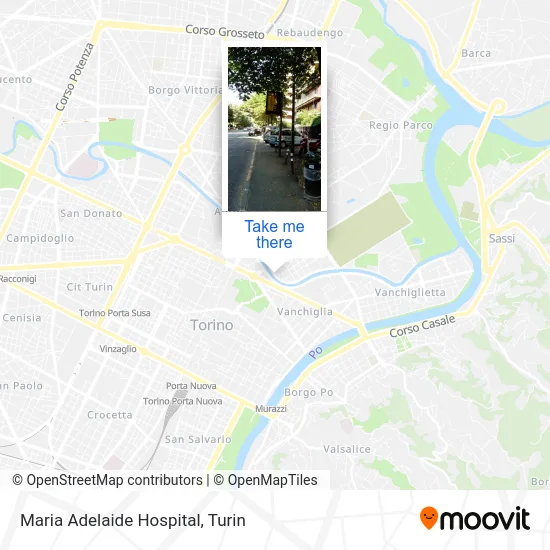 Maria Adelaide Hospital map