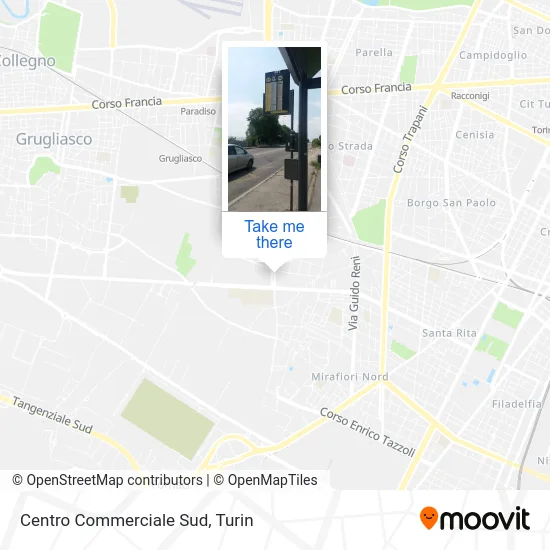 Centro Commerciale Sud map