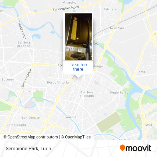 Sempione Park map