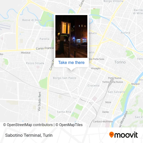 Sabotino Terminal map