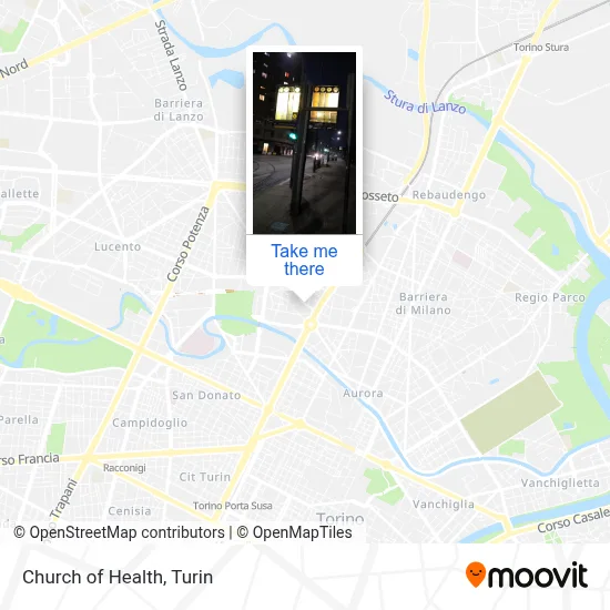 Church of Health map
