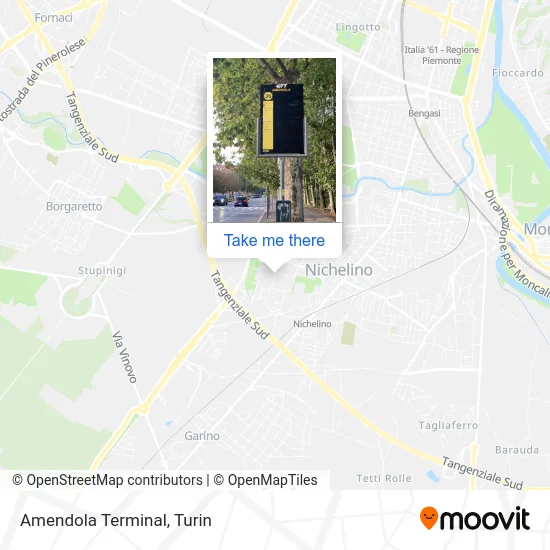 Amendola Terminal map