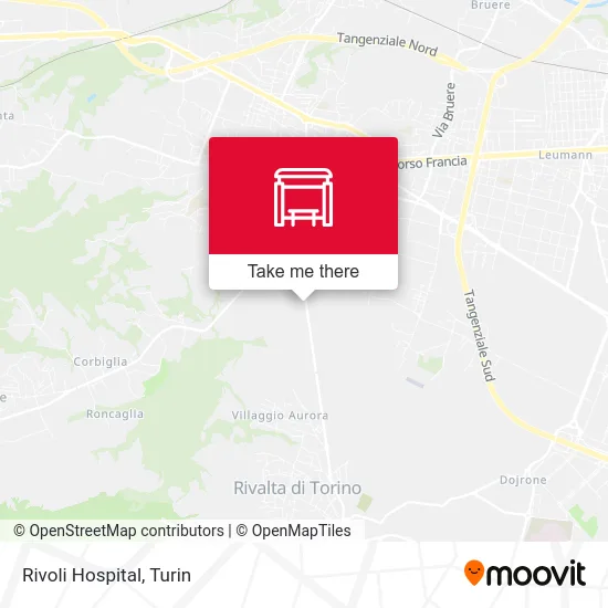 Rivoli Hospital map