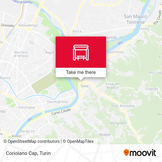 Coriolano Terminal map