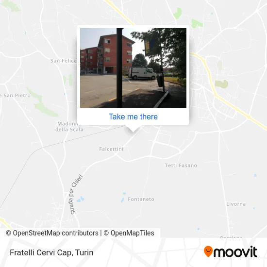 Fratelli Cervi Cap map