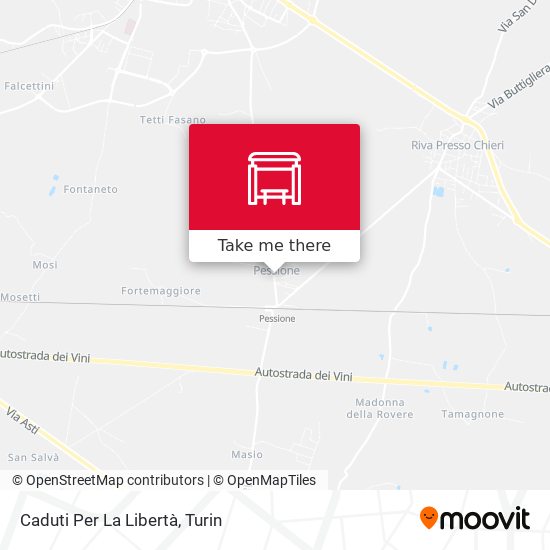 Caduti Per La Libertà map