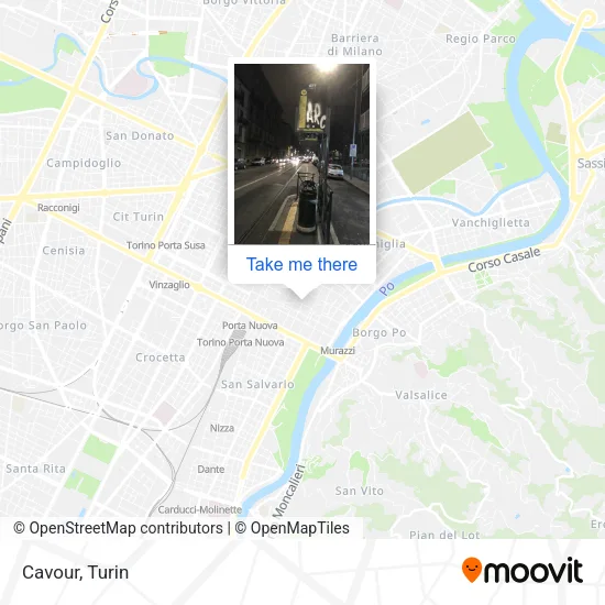 Cavour map
