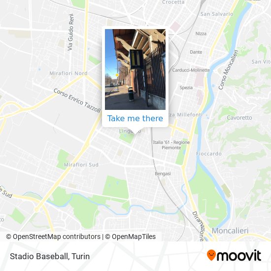 Stadio Baseball map