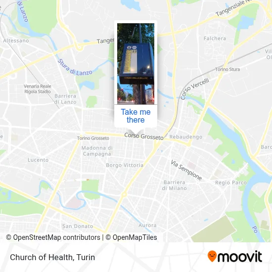 Church of Health map