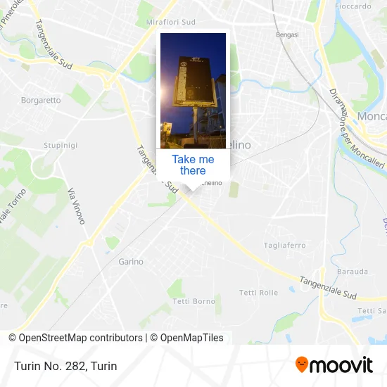 Turin No. 282 map