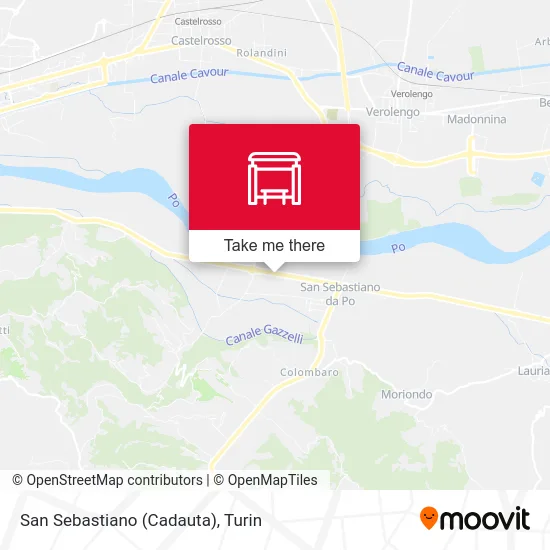 San Sebastiano (Cadauta) map