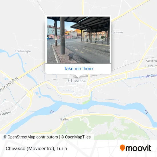 Chivasso (Transport Center) map