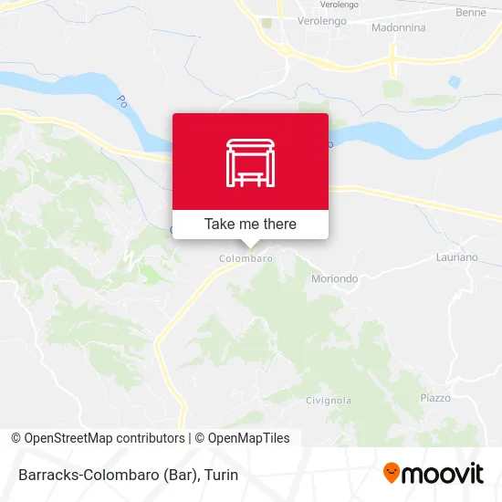 Barracks-Colombaro map