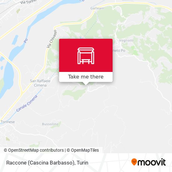 Raccone (Cascina Barbasso) map