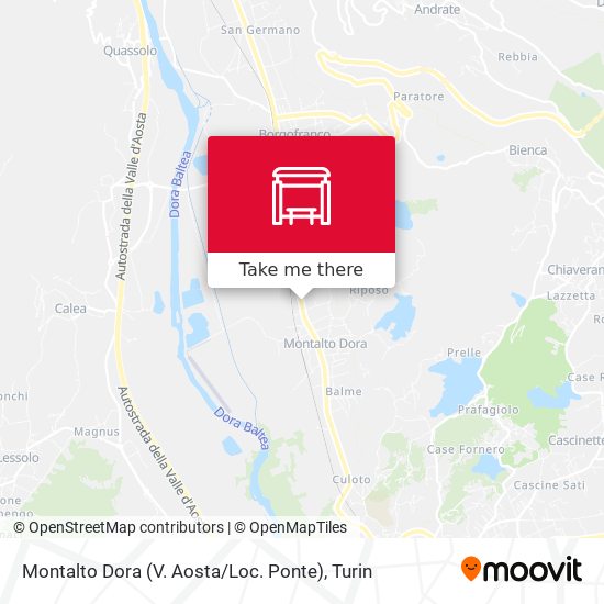 Montalto Dora (V. Aosta / Loc. Ponte) map