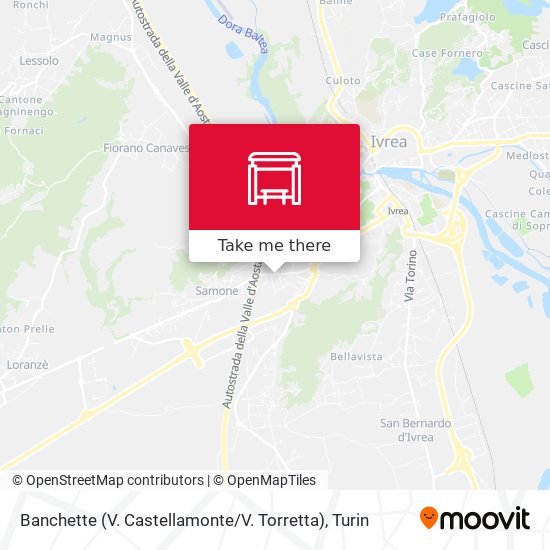 Banchette (V. Castellamonte / V. Torretta) map