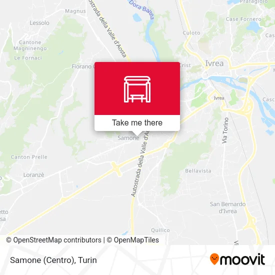 Samone (Centro) map