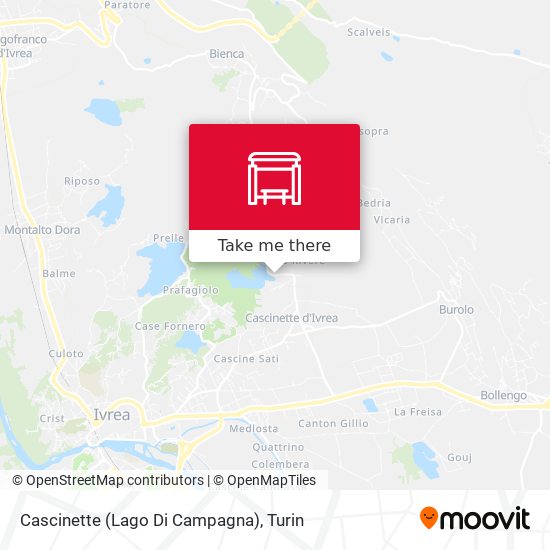 Cascinette (Lago Di Campagna) map