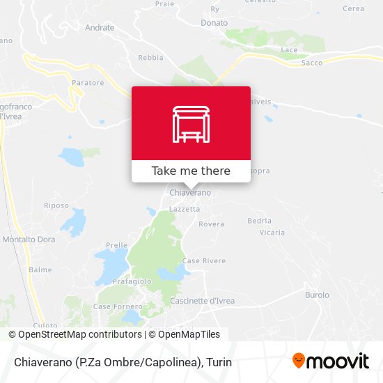 Chiaverano (P.Za Ombre / Capolinea) map