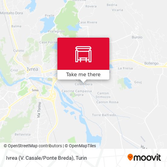 Ivrea (V. Casale/Ponte Breda) map