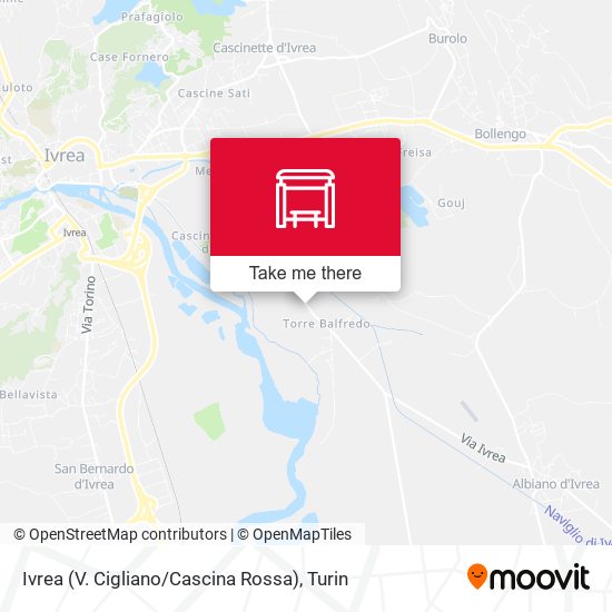 Ivrea (V. Cigliano / Cascina Rossa) map