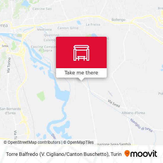 Torre Balfredo (V. Cigliano / Canton Buschetto) map