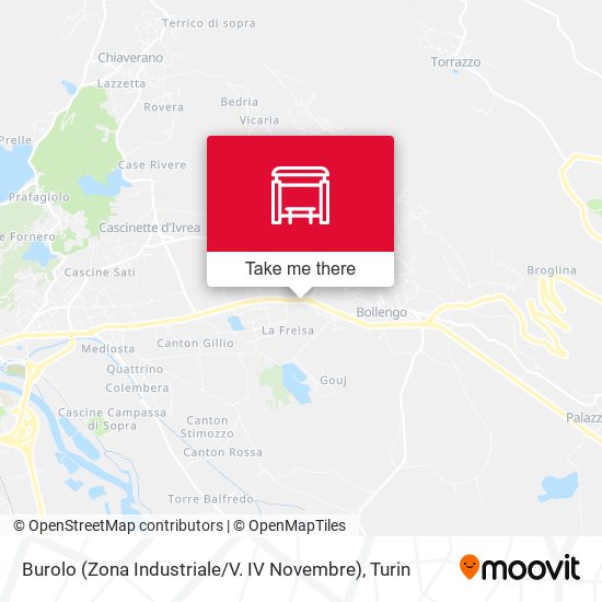 Burolo (Zona Industriale / V. IV Novembre) map