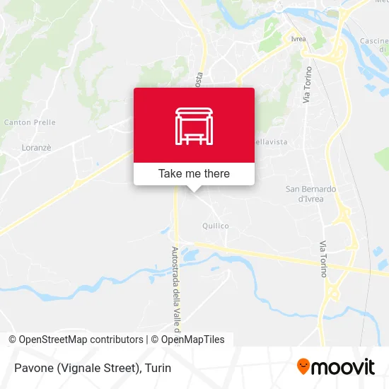 Pavone (Vignale Street) map
