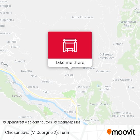 Chiesanuova (V. Cuorgnè 2) map