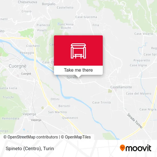 Spineto (Centro) map