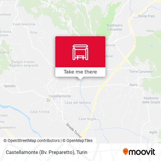 Castellamonte (Bv. Preparetto) map