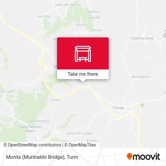 Monta (Murinaldo Bridge) map