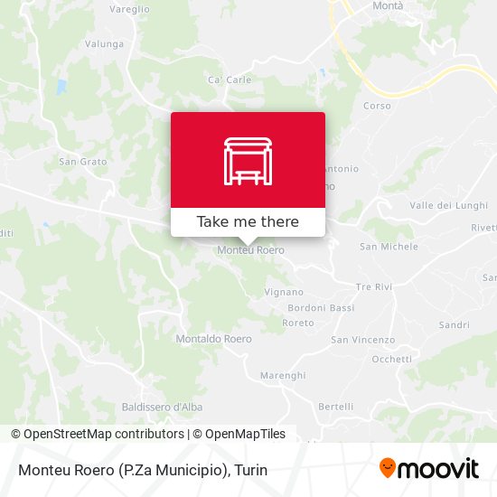 Monteu Roero (P.Za Municipio) map