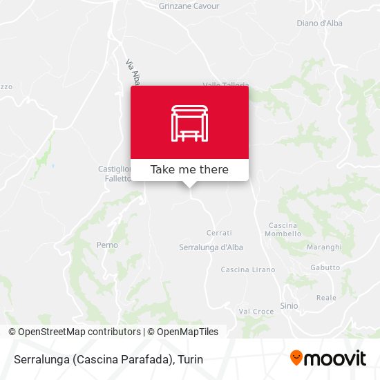 Serralunga (Cascina Parafada) map