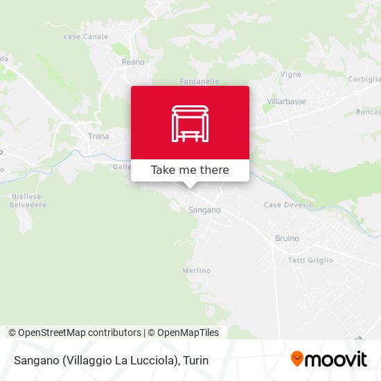 Sangano (Villaggio La Lucciola) map