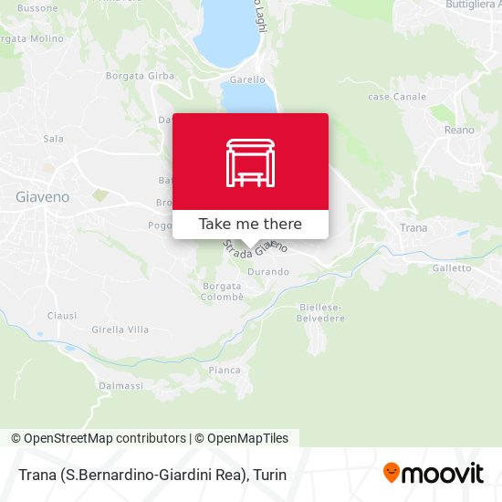 Trana (S.Bernardino-Giardini Rea) map