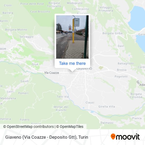 Giaveno (Via Coazze - Deposito Gtt) map