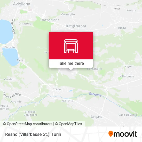 Reano (Villarbasse St.) map