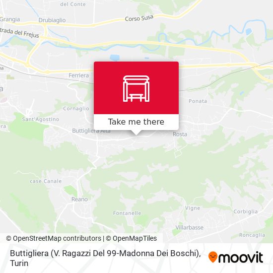 Buttigliera (V. Ragazzi Del 99-Madonna Dei Boschi) map