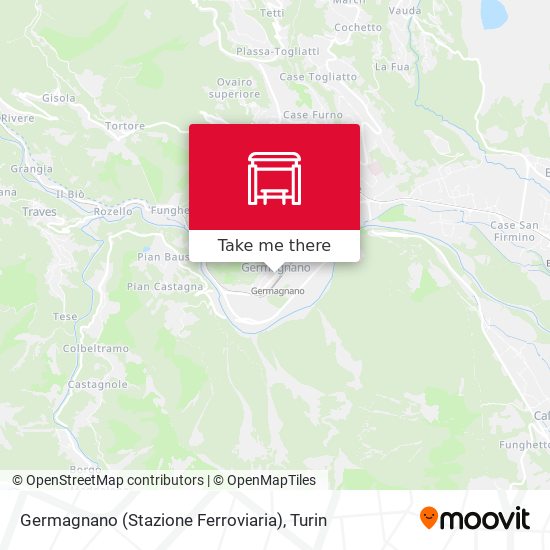 Germagnano (Stazione Ferroviaria) map
