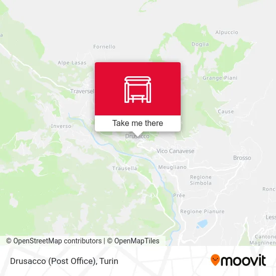 Drusacco (Post Office) map