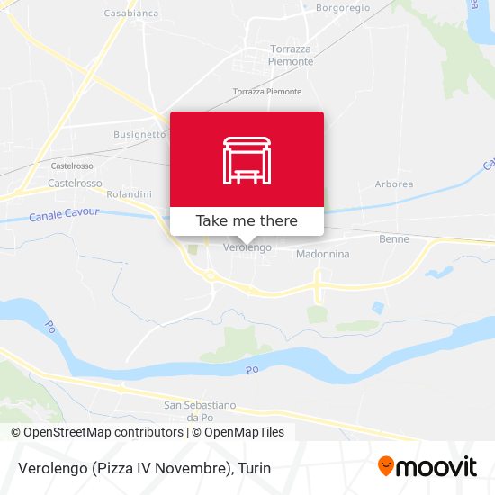 Verolengo (Pizza IV Novembre) map