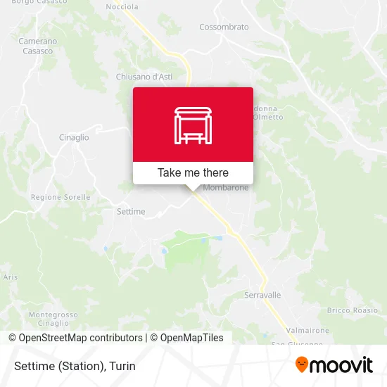 Settime (Station) map