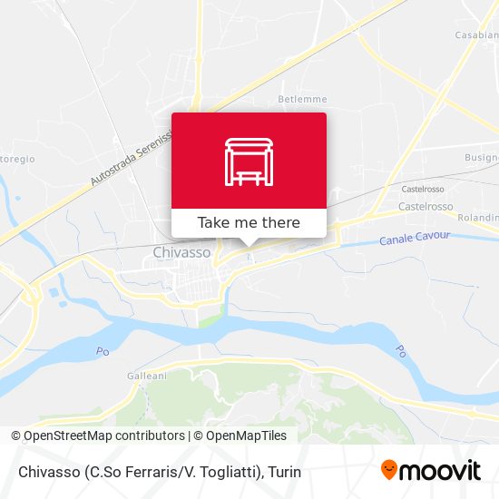 Chivasso (C.So Ferraris / V. Togliatti) map
