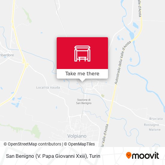 San Benigno (V. Papa Giovanni Xxiii) map