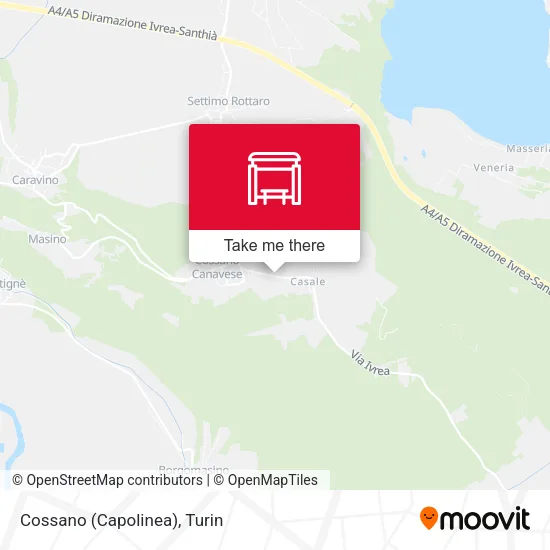 Cossano (Capolinea) map