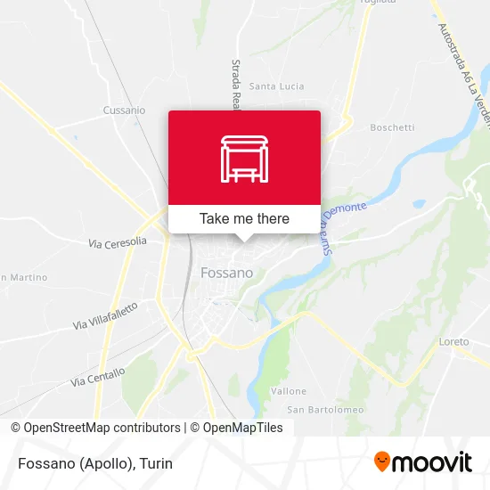 Fossano (Apollo) map