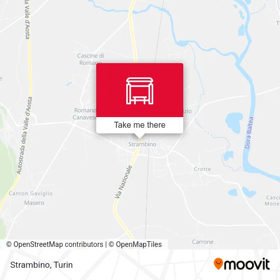 Strambino map